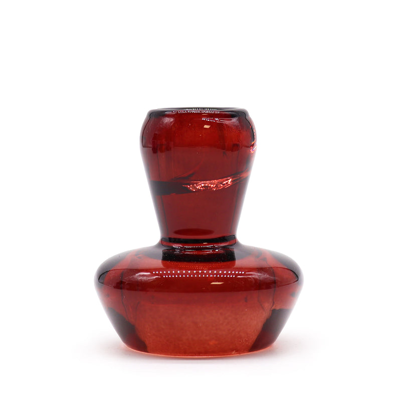 Vampire Red Mushroom Flip Glass Candle Holder