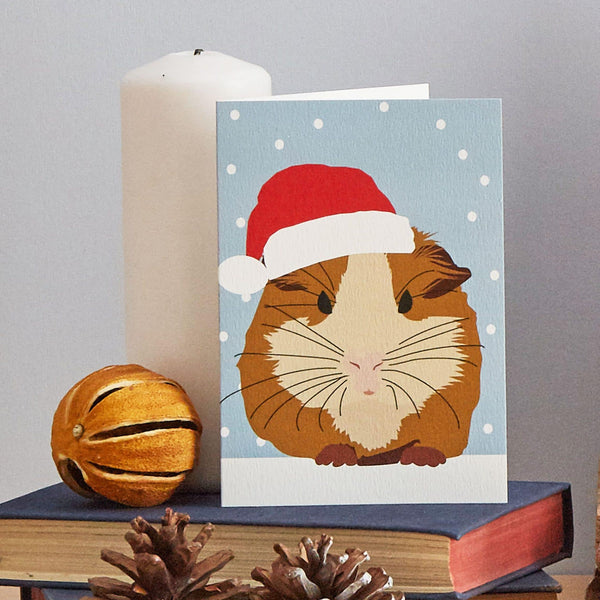 Xmas Greetings Card Honey By Lorna Syson