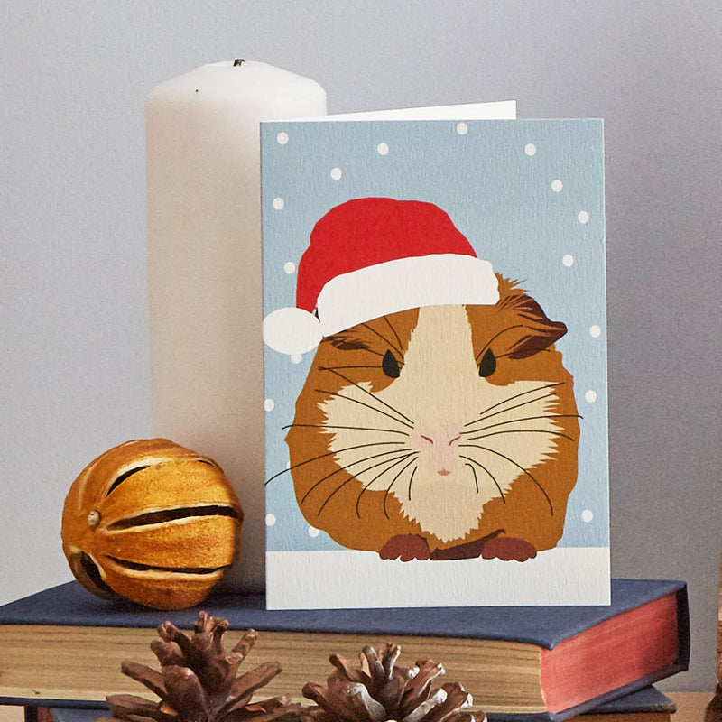 Xmas Greetings Card Honey By Lorna Syson